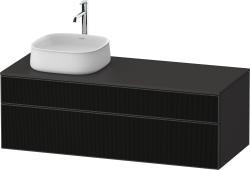 Duravit Zencha Asma dolap ünitesi 1300 mm Siyah Çizgi Yapısı ZE4822L63800000