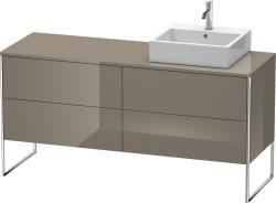 Duravit XSquare Yerden dolap ünitesi için tezgah 1600 mm Doğal Yabani İnci (Dekor) XS4924R8989