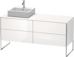 Duravit XSquare Yerden dolap ünitesi için tezgah 1600 mm Beyaz (parlak) XS4924L2222