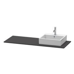 Duravit XSquare Tezgah 1400 mm Grafit Süper Mat XS060GR8080
