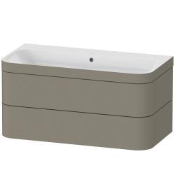 Duravit Happy D.2 c-bonded Asma dolap 975 mm Taş Grisi Saten Mat Lake HP4638N9292