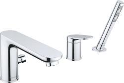 Duravit Wave 3 delikli küvet bataryası 240 mm Krom