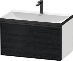 Duravit Vitrium c-bonded Asma dolap 800 mm Siyah Meşe VT4286O1618001G