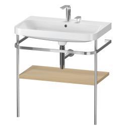 Duravit Happy D.2 c-shape Metal lavabo konsolu 775 mm Akdeniz Meşesi Gerçek ahşap kaplama HP4837E7171