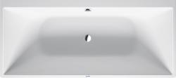 Duravit DuraSquare Duvara tam dayalı küvet 1800 mm Beyaz Saten Mat