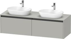 Duravit Ketho.2 Asma dolap ünitesi 1600 mm Beton Gri Mat Dekor K24889B07070000