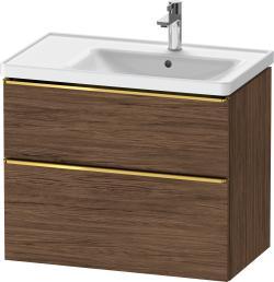 Duravit D-Neo Asma dolap ünitesi 784 mm Koyu Ceviz Dekor DE4358034210000