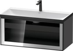 Duravit Vitrium c-bonded Asma dolap 1000 mm Parsol grey Glossy, Glass VT4297O4949001G