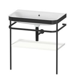 Duravit Happy D.2 c-bonded Metal lavabo konsolu 775 mm Beyaz Saten Mat Lake HP4737N3636