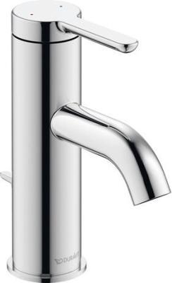Duravit C.1 Tek kollu lavabo bataryası S Krom Krom, Bağlantı türü: Fleks bağlantı hortumları, 3/8 inç, pop-up sifon kumandalı set