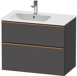 Duravit D-Neo Asma dolap ünitesi 810 mm Grafit Mat DE4366004490000