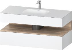 Duravit Studio F. A. Porsche Collection Ankastre lavabo tezgahlı dolap ünitesi ile birlikte 1200 mm Beyaz Mat QA4787055180000