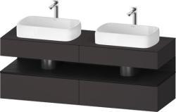 Duravit Studio F. A. Porsche Collection Asma dolap ünitesi 1600 mm Grafit Süper Mat QA4779016800010