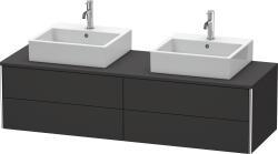 Duravit XSquare Asma dolap ünitesi 1600 mm Grafit Süper Mat XS4917B8080