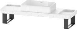 Duravit Studio F. A. Porsche Collection Lavabo tezgah ve tezgah desteği ile birlikte 1400 mm Beyaz (Alpin) D4800700
