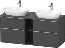 Duravit D-Neo Asma dolap ünitesi 1400 mm Grafit Mat DE4970B70490000