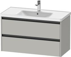 Duravit Ketho.2 Asma dolap ünitesi 984 mm Beton Gri Mat Dekor K25284007070000