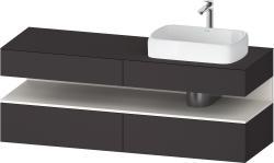 Duravit Studio F. A. Porsche Collection Asma dolap ünitesi 1600 mm Grafit Süper Mat QA4778084800000