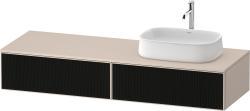Duravit Zencha Asma dolap ünitesi 1600 mm Siyah Çizgi Yapısı ZE4814R63830000