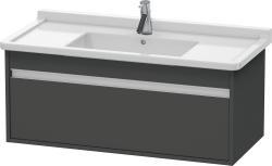 Duravit Ketho Asma dolap ünitesi 1000 mm Grafit Mat KT666504949