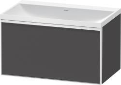 Duravit Vitrium c-bonded Asma dolap 800 mm Grafit Mat VT4286N4949001W