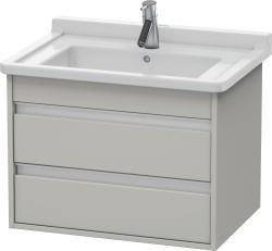 Duravit Ketho Asma dolap ünitesi 650 mm Beton Gri Mat Dekor KT664300707