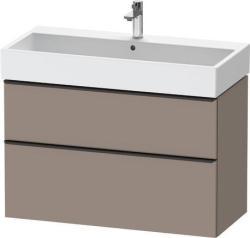 Duravit D-Neo Asma dolap ünitesi Bazalt Mat Bazalt Mat Dekor, Kulp Elmas siyah DE43740BD430000