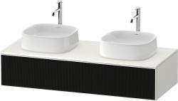 Duravit Zencha Asma dolap ünitesi 1300 mm Siyah Çizgi Yapısı ZE4813B63840000