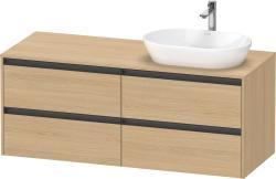 Duravit Ketho.2 Asma dolap ünitesi 1400 mm Doğal Meşe K24898R30300000