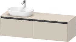 Duravit Ketho.2 Asma dolap ünitesi 1600 mm Taupe Süper Mat K24889L83830000