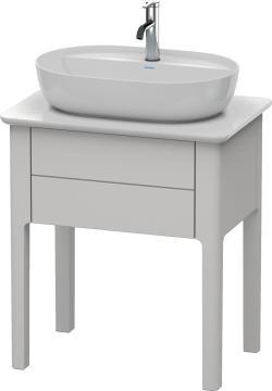Duravit Luv Yerden dolap ünitesi için tezgah 638 mm İskandinav Beyazı Saten Mat Lake LU956003939