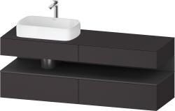Duravit Studio F. A. Porsche Collection Asma dolap ünitesi 1600 mm Grafit Süper Mat QA4777049800010