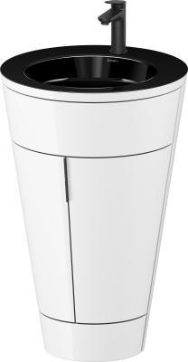 Duravit Starck 1 c-bonded yerden dolap 560 mm Beyaz (parlak) S19515OBD850000