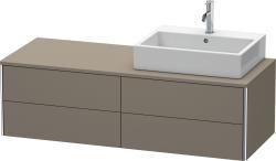 Duravit XSquare Asma dolap ünitesi 1400 mm Flanel Gri Saten Mat Lake XS4913R9090