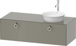 Duravit White Tulip Asma dolap ünitesi 1300 mm Taş Grisi Saten Mat Lake WT4982R9292