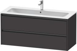 Duravit Ketho.2 Asma dolap ünitesi 1210 mm Grafit Süper Mat K25265080800000