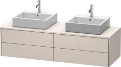 Duravit XSquare Asma dolap ünitesi 1600 mm Taupe Süper Mat XS4917B8383