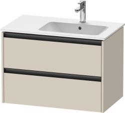 Duravit Ketho.2 Asma dolap ünitesi 810 mm Taupe Süper Mat K25268083830000