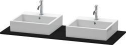 Duravit XSquare Tezgah 1400 mm Siyah Meşe XS063GB1616