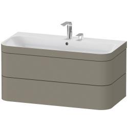 Duravit Happy D.2 c-bonded Asma dolap 975 mm Taş Grisi Saten Mat Lake HP4638E9292