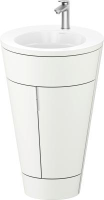 Duravit Starck 1 c-bonded yerden dolap 560 mm Beyaz Saten Mat Lake S19513O70360000
