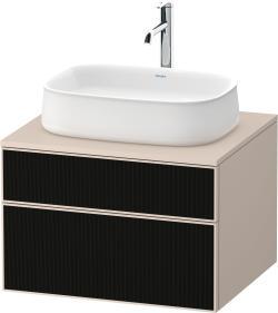 Duravit Zencha Asma dolap ünitesi 650 mm Siyah Çizgi Yapısı ZE4820063830000