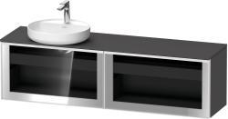 Duravit Vitrium Asma dolap ünitesi 1600 mm Parsol grey Glossy, Glass VT4793L4949000W