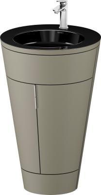 Duravit Starck 1 c-bonded yerden dolap 560 mm Taş Grisi Saten Mat Lake S19515O10920000