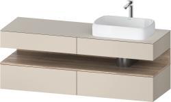 Duravit Studio F. A. Porsche Collection Asma dolap ünitesi 1600 mm Taupe Süper Mat QA4778055830000