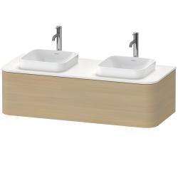 Duravit Happy D.2 Asma dolap ünitesi 1300 mm Akdeniz Meşesi Gerçek ahşap kaplama HP4943B7171
