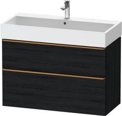 Duravit D-Neo Asma dolap ünitesi 984 mm Siyah Meşe DE4374004160000