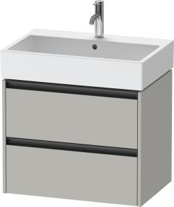 Duravit Ketho.2 Asma dolap ünitesi 684 mm Beton Gri Mat Dekor K25276007070000
