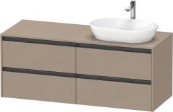 Duravit Ketho.2 Asma dolap ünitesi 1400 mm Keten Dekor K24898R75750000