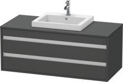 Duravit Ketho Asma dolap ünitesi 1200 mm Grafit Mat KT675604949
